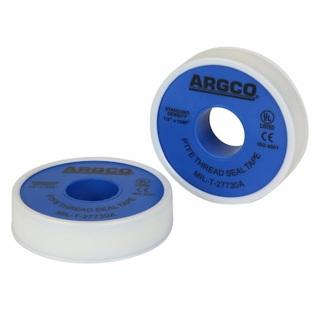 Ptfe Thread Seal Tape, 0.75 X 1296 In.